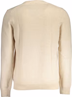 Beige Wool Men Sweater 2