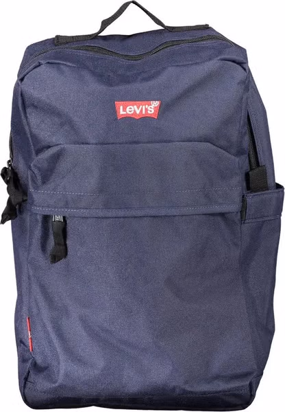 Blue Polyester Backpack