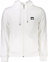 White Cotton Men's Hooded Sweater 1
