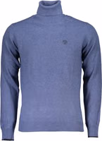 Blu Poliammide Men Sweater Turtleneck 1