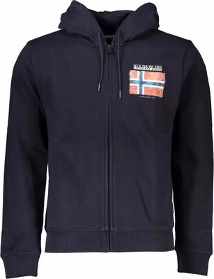 Blue Cotton Men's Sweatshirt