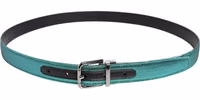 Green Black Polyester Metal Buckle Belt 2