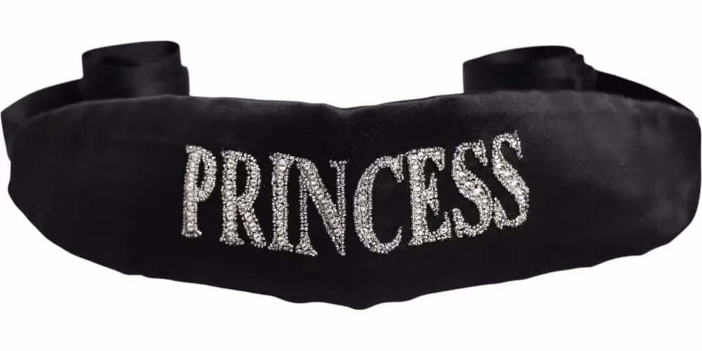 Black Princess Fantasy Braided Waist Belt