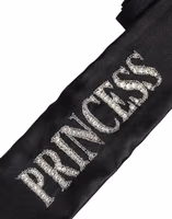 Black Princess Fantasy Braided Waist Belt 2