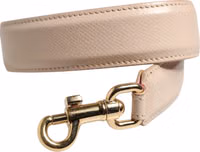 Beige Pink Leather Handbag Accessory Shoulder Strap 2