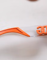 Orange Reborn To Live Oval Frame Logo Eyewear Sunglasses 4