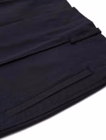 Navy Blue Cotton Casual Pants 3