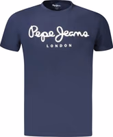 Blue Cotton Men T-Shirt 1