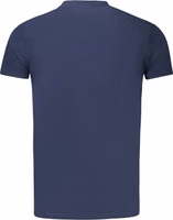 Blue Cotton Men T-Shirt 2