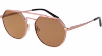 Rose Gold Metal Sunglasses 1