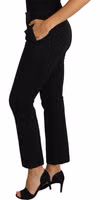 Black Dress Cropped Straight Straight Pants 2