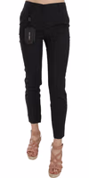 Polka Dot Slim Capri Trousers Tapered Pants 2