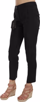 Polka Dot Slim Capri Trousers Tapered Pants 4