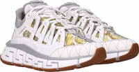 White Leather Athletic Sneakers 2