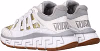 White Leather Athletic Sneakers 4