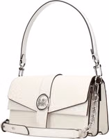 White Leather Handbag 2