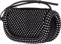 Black Leather Crossbody Bag 2