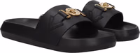 Black Leather Slippers 2