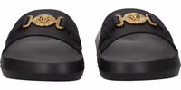 Black Leather Slippers 3