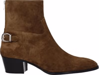 Brown Leather Ankle Boots 1