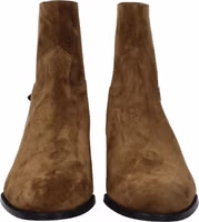 Brown Leather Ankle Boots 3