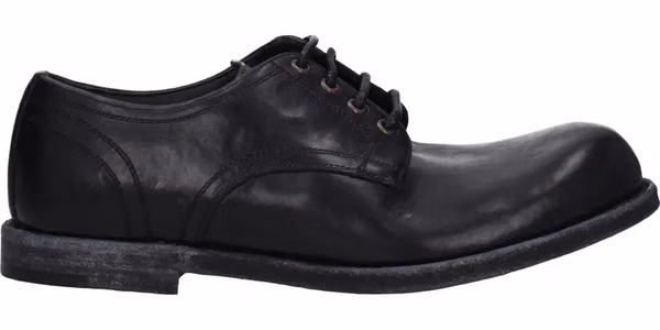 Black Leather Oxfords And Derbies