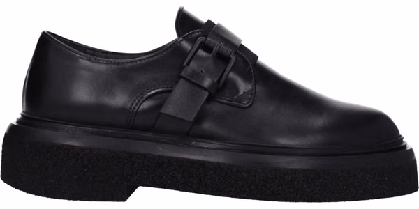 Black Leather Oxfords And Derbies