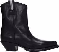 Black Leather Ankle Boots 1