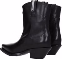Black Leather Ankle Boots 4