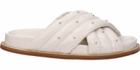 Beige Leather Slippers 1