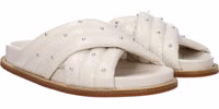 Beige Leather Slippers 2