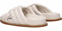Beige Leather Slippers 4