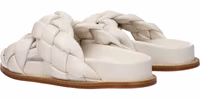 Beige Leather Slippers 4