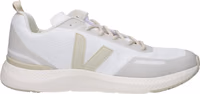 White Fabric Athletic Sneakers 1