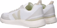 White Fabric Athletic Sneakers 4