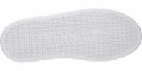 White Leather Low Top Sneakers 5