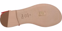 Pink Leather Flip-Flop Sandals 5