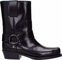Black Leather Ankle Boots 1