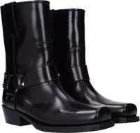 Black Leather Ankle Boots 2