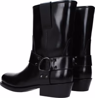 Black Leather Ankle Boots 4