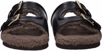 Black Leather Slippers 3