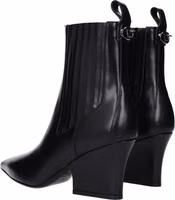 Black Leather Ankle Boots 4