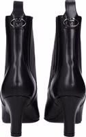 Black Leather Ankle Boots 5