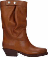 Brown Leather Ankle Boots 1
