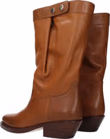 Brown Leather Ankle Boots 4