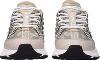 Green Fabric Low Top Sneakers 3