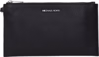 Black Leather Clutch Bag 1