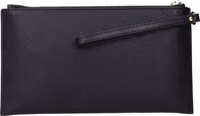 Black Leather Clutch Bag 2