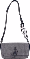 Blue Fabric Shoulder Bag 1