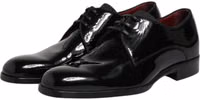 Black Leather Lace Up Men Derby Formal Shoes 3